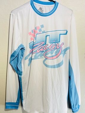 Honda Official Licensed Jersey in White & Sky Blue